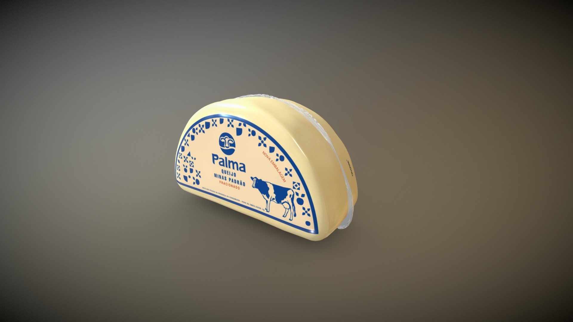 Queijo Meia Lua Palma 3d model