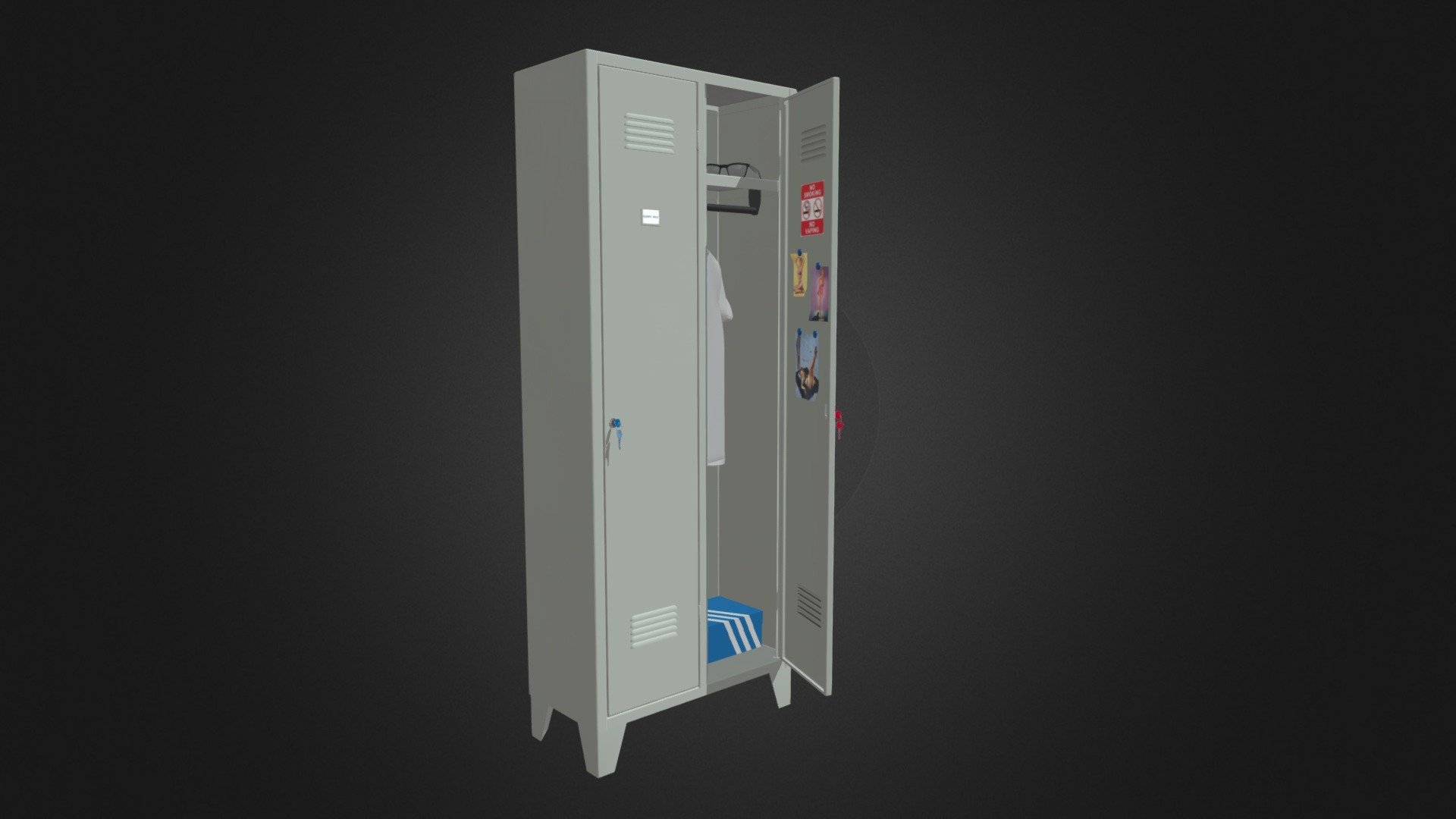 Locker 3d model