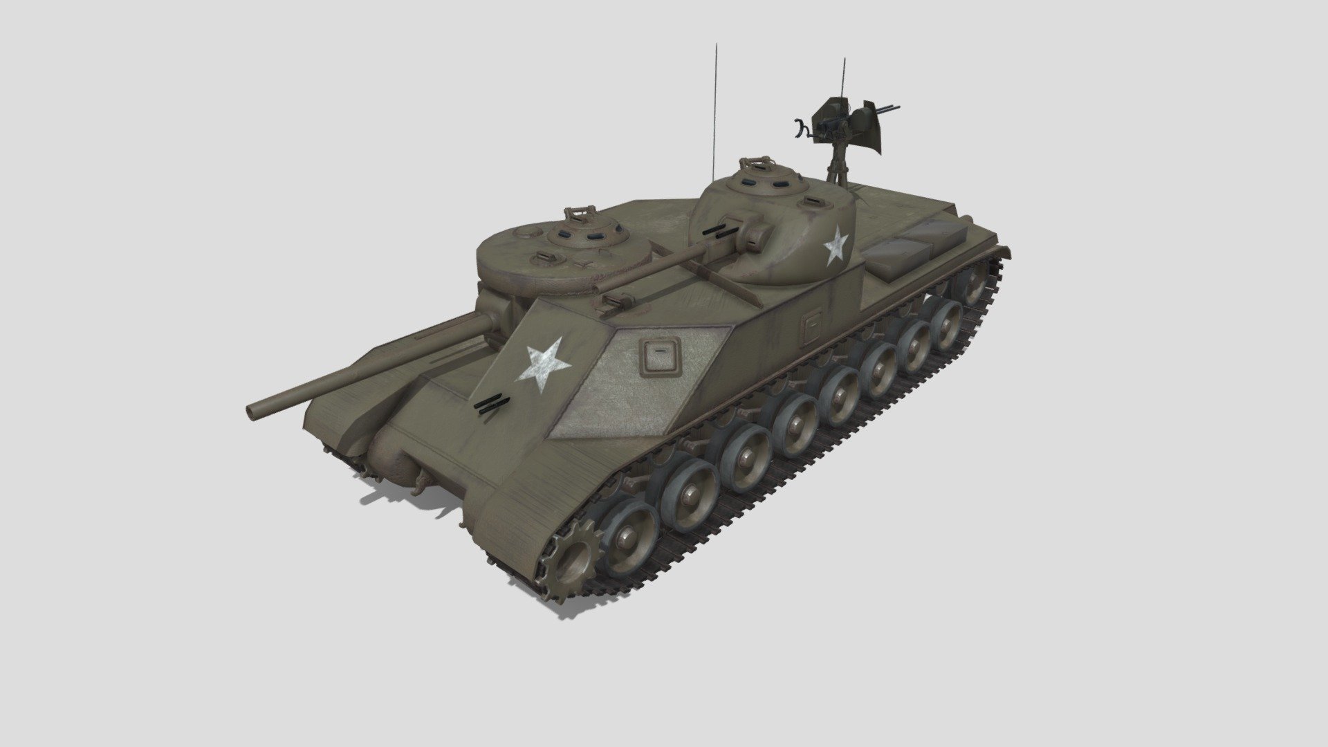 M20g tank 3d model