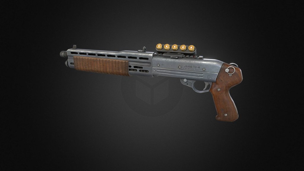 Automatic Shotgun 3d model