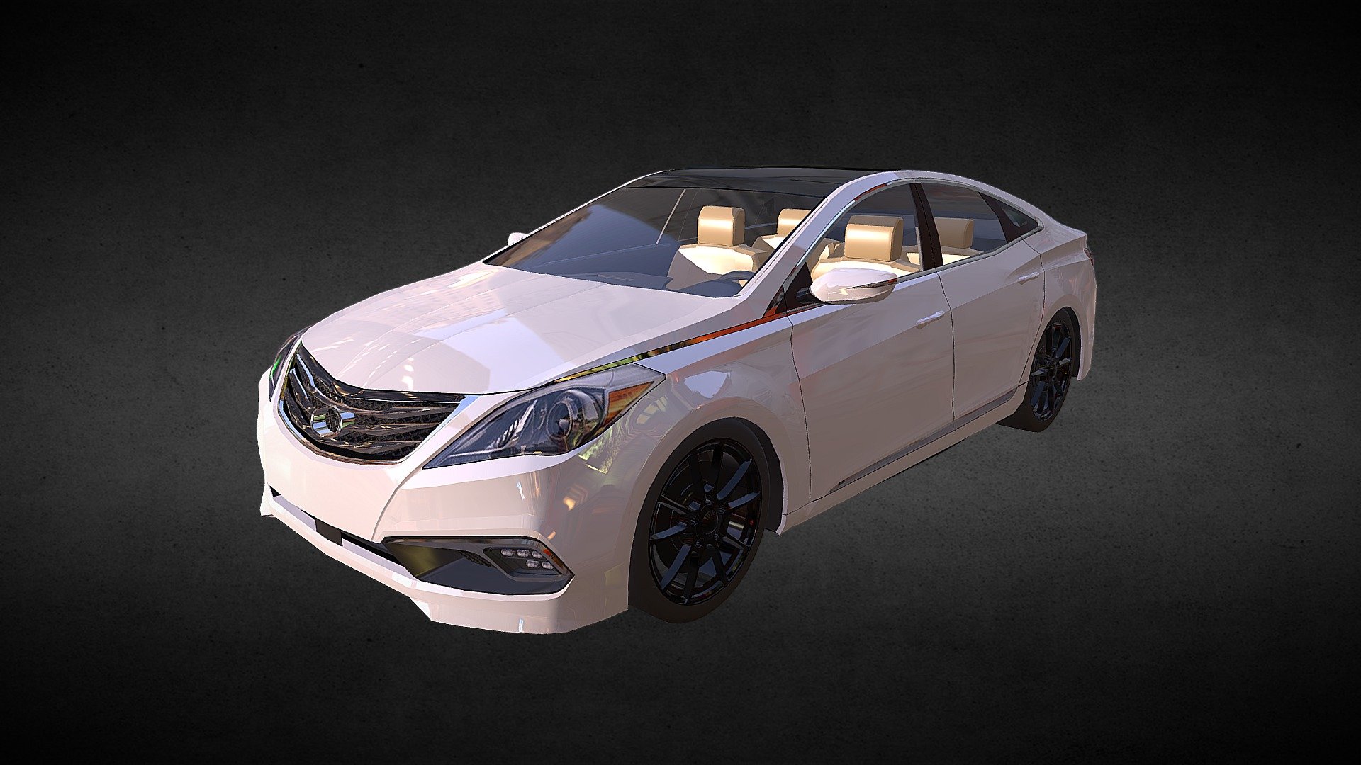 2016 Hyundai Azera 3d model