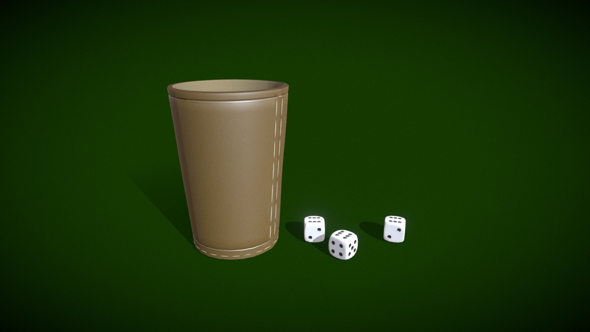 Dice Cup 3d model