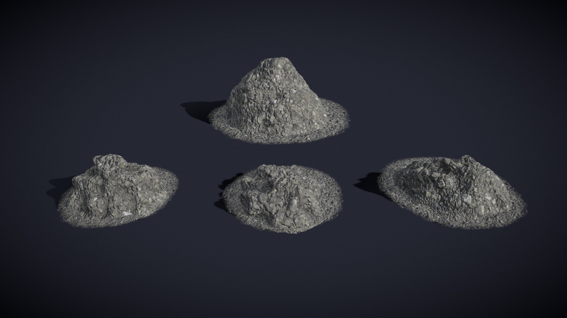 Rocks_Piles 3d model