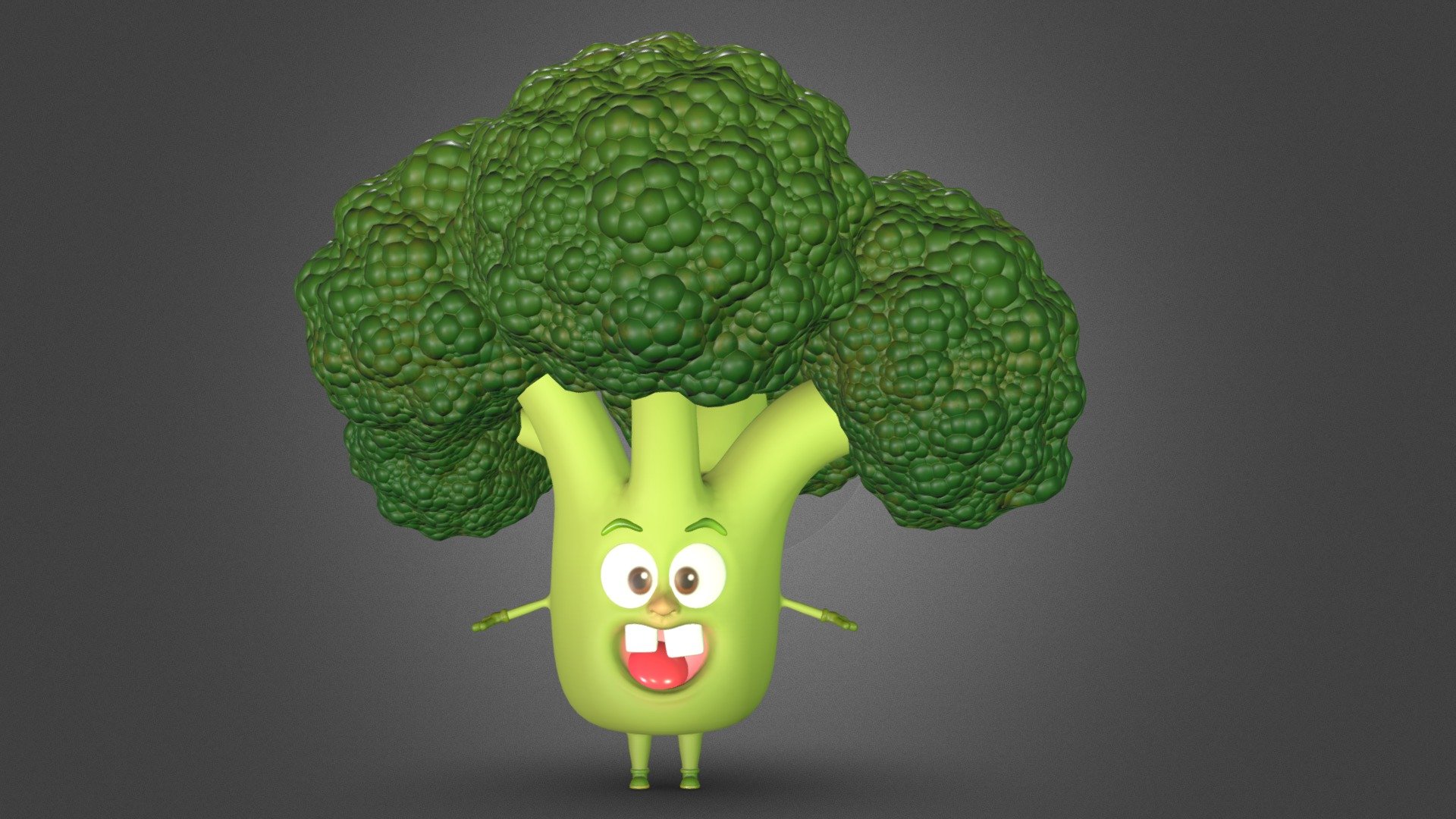 broccoli 3d model