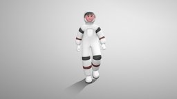 Stylized Man Astronaut