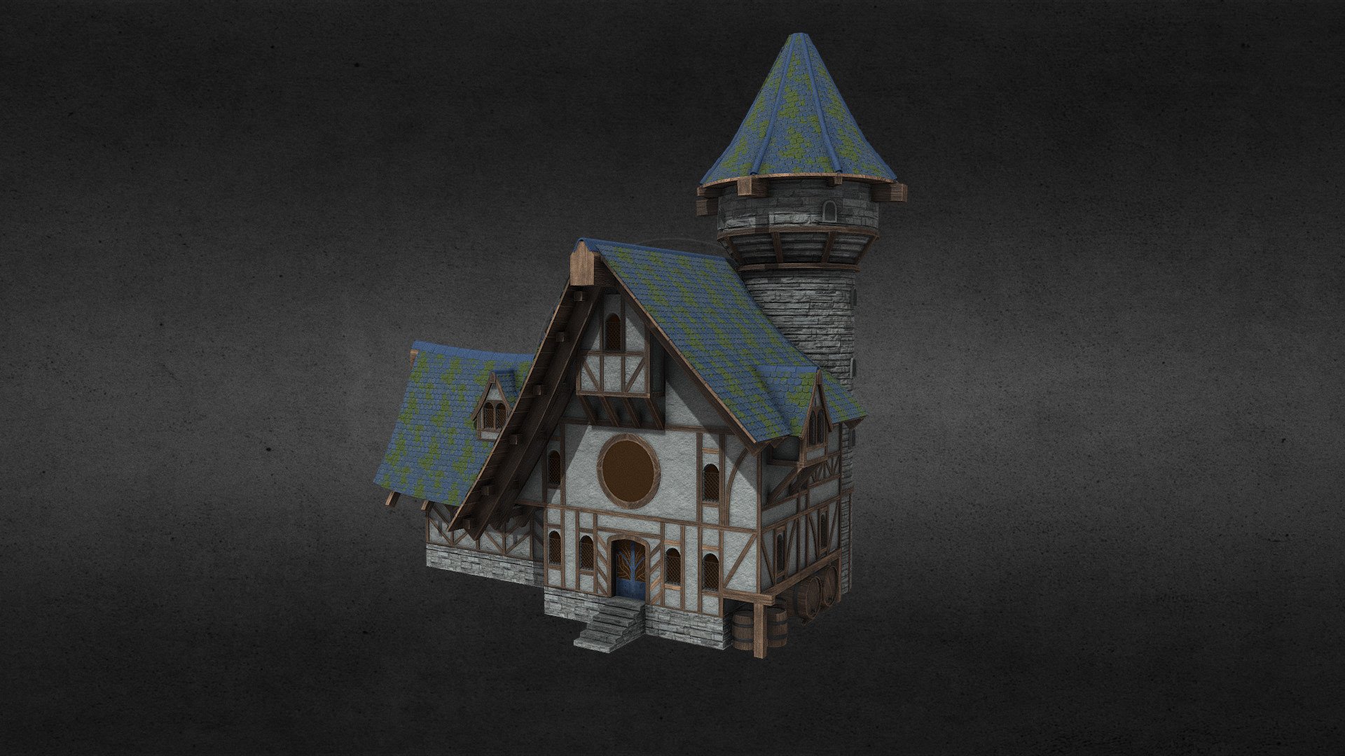 Medieval House 3d model