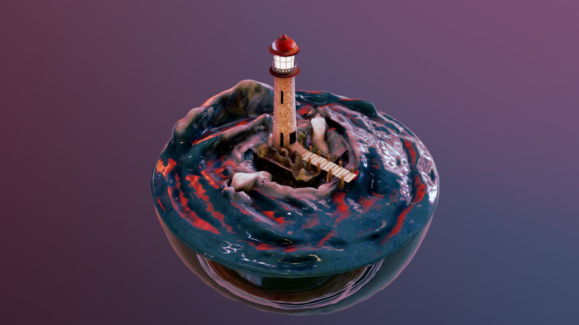 Light House 3d model