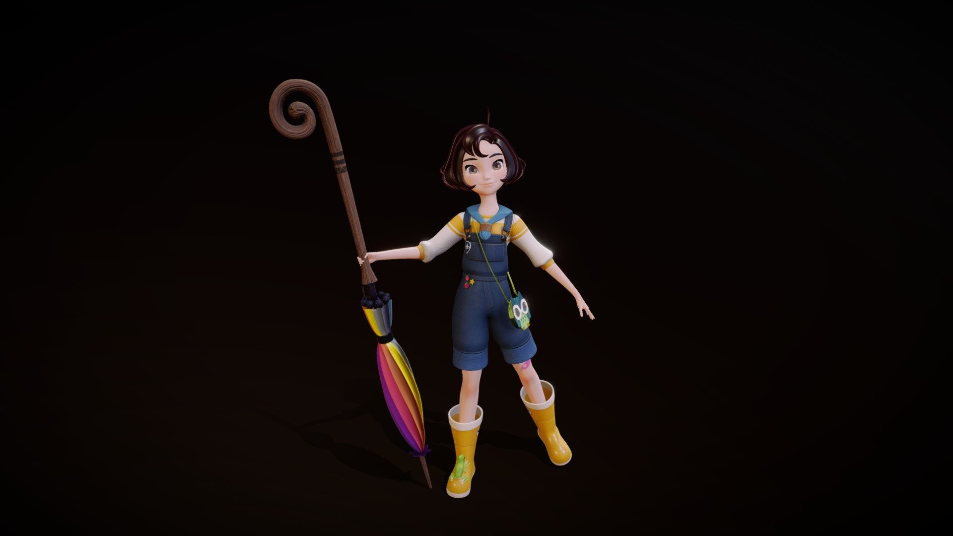 Sophie (Cartoon Project) 3d model