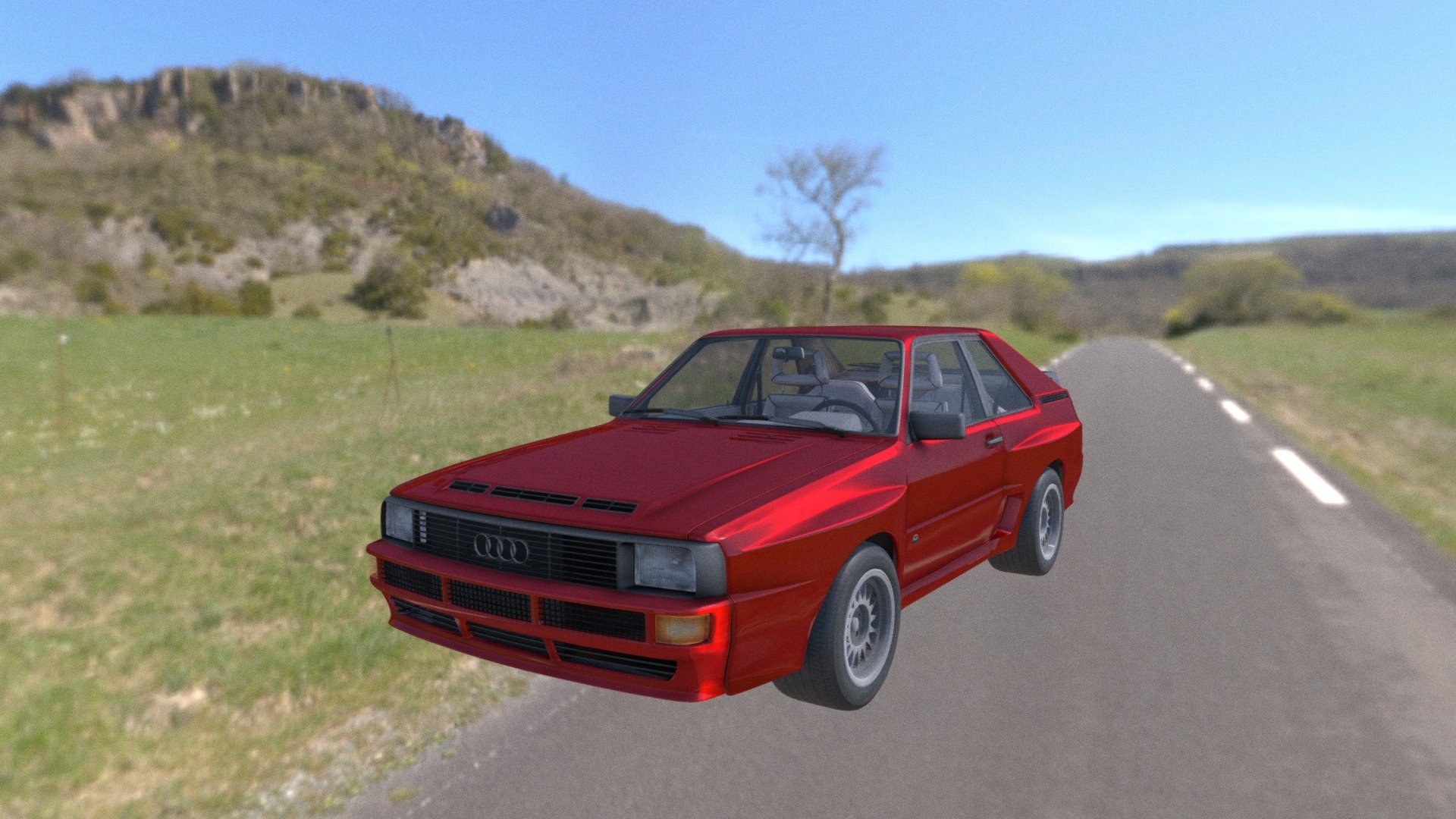 Audi Quattro Sport 3d model