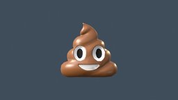 💩 Pile Of Poo emoji (Low poly)