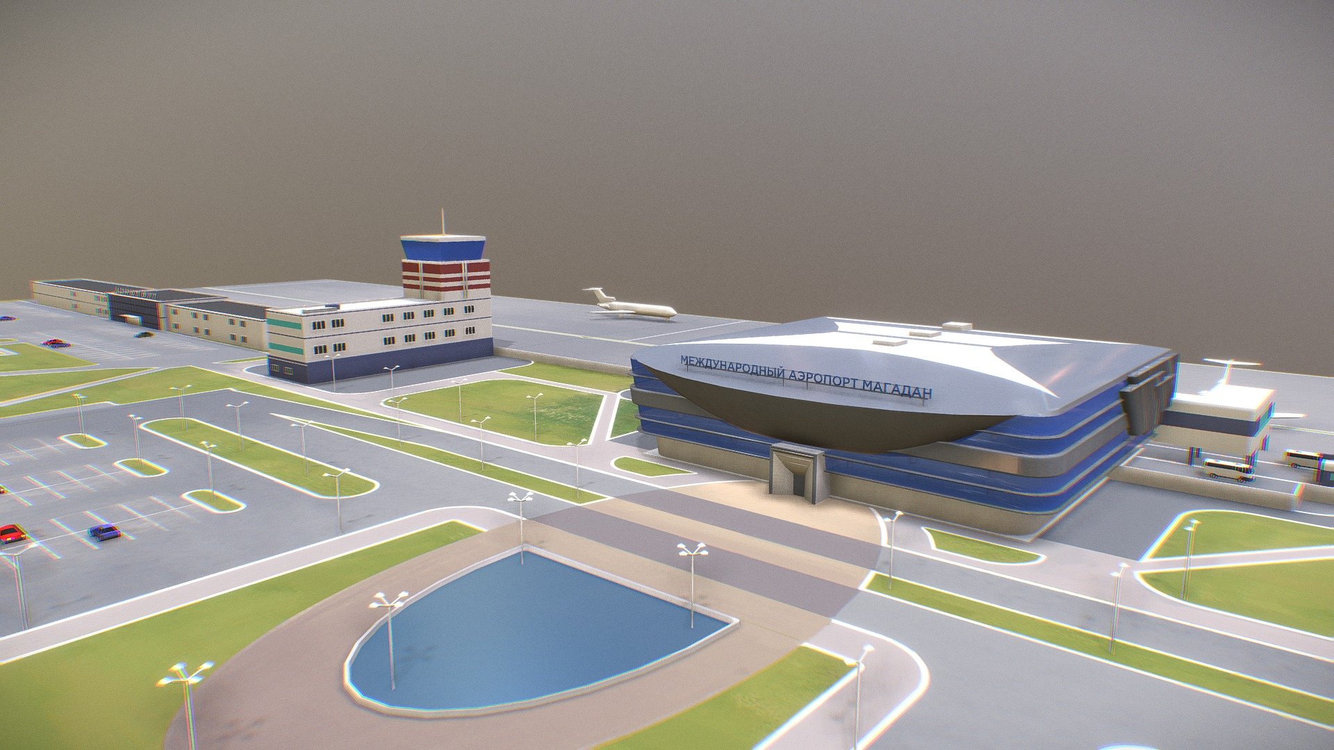 Airport 3d model