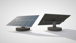 Solar Panel (Low Poly)