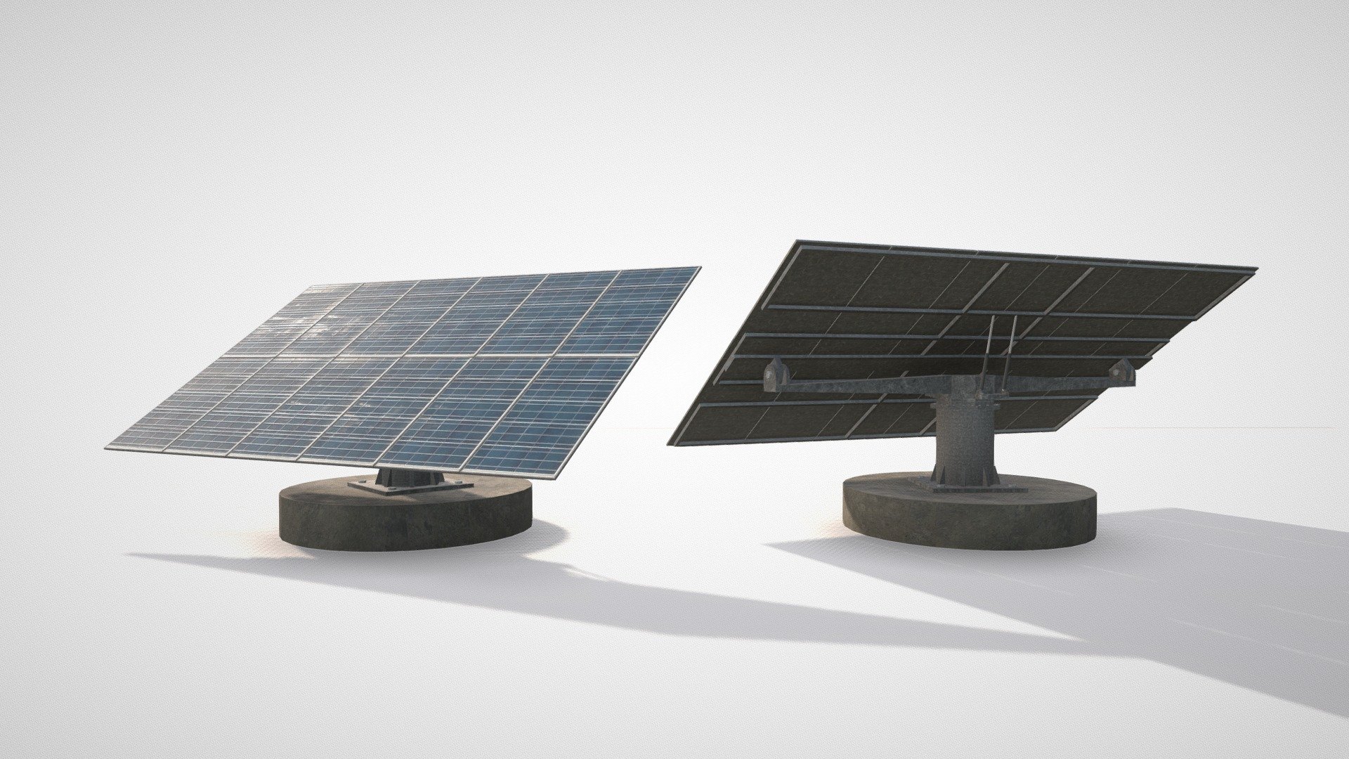 Solar Panel (Low Poly) 3d model