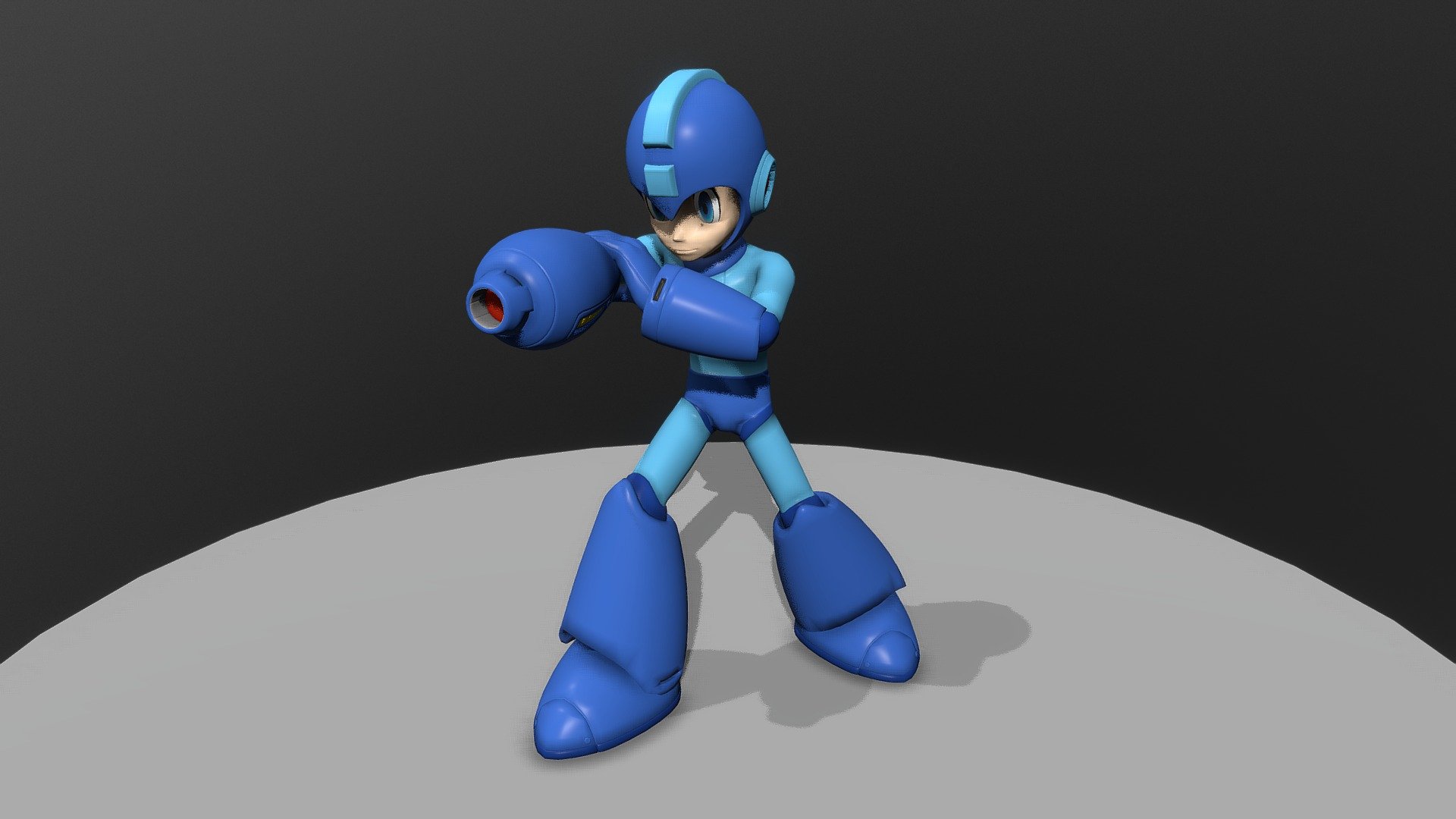 Megaman 3d model