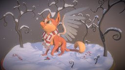 Christmas gryphon