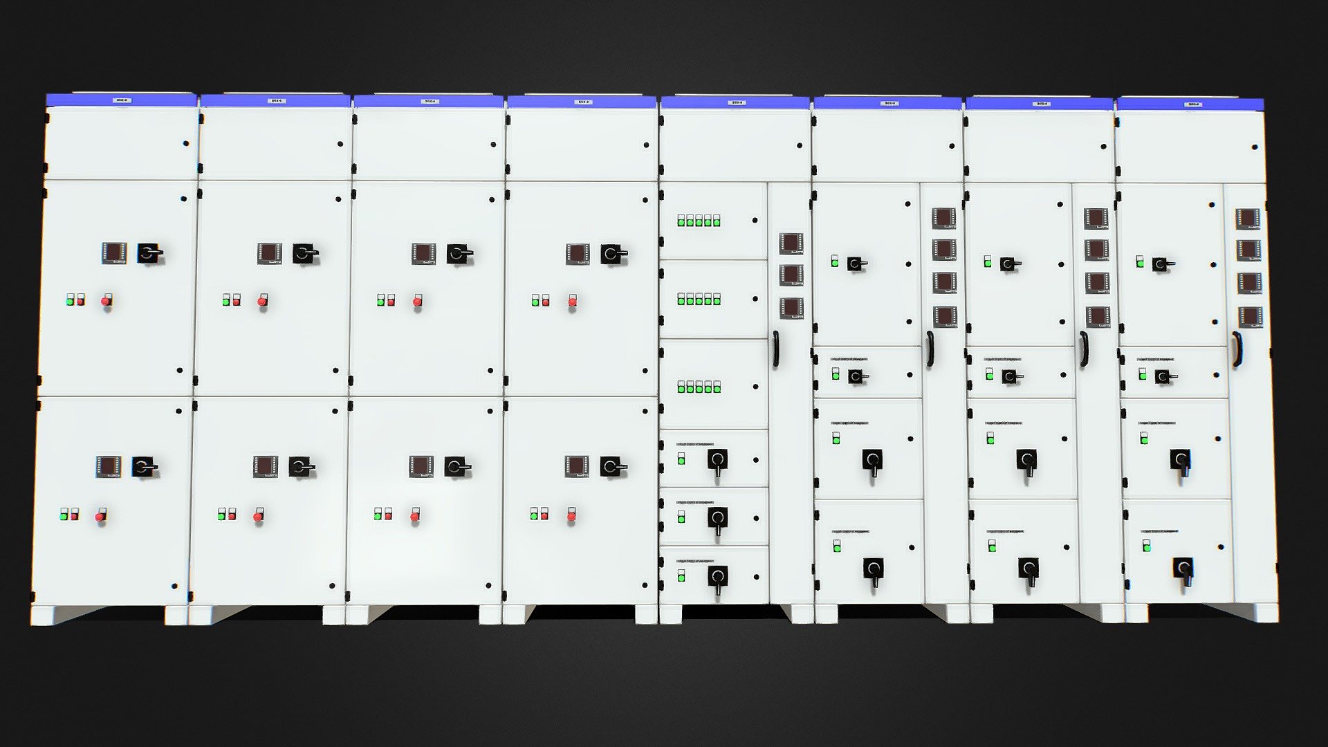 Complete Panels electricity cupboard 3d model