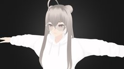 3D Anime Character Girl for Blender 21