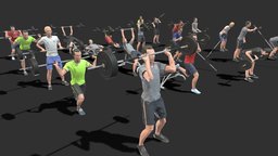 Barbells Worksout Animation Bundle