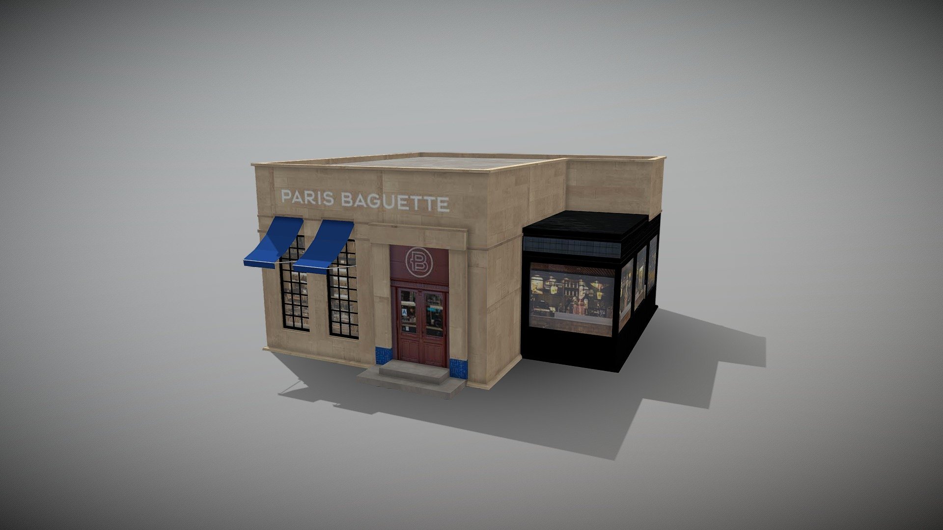 Paris Baguette Bakery 3d model