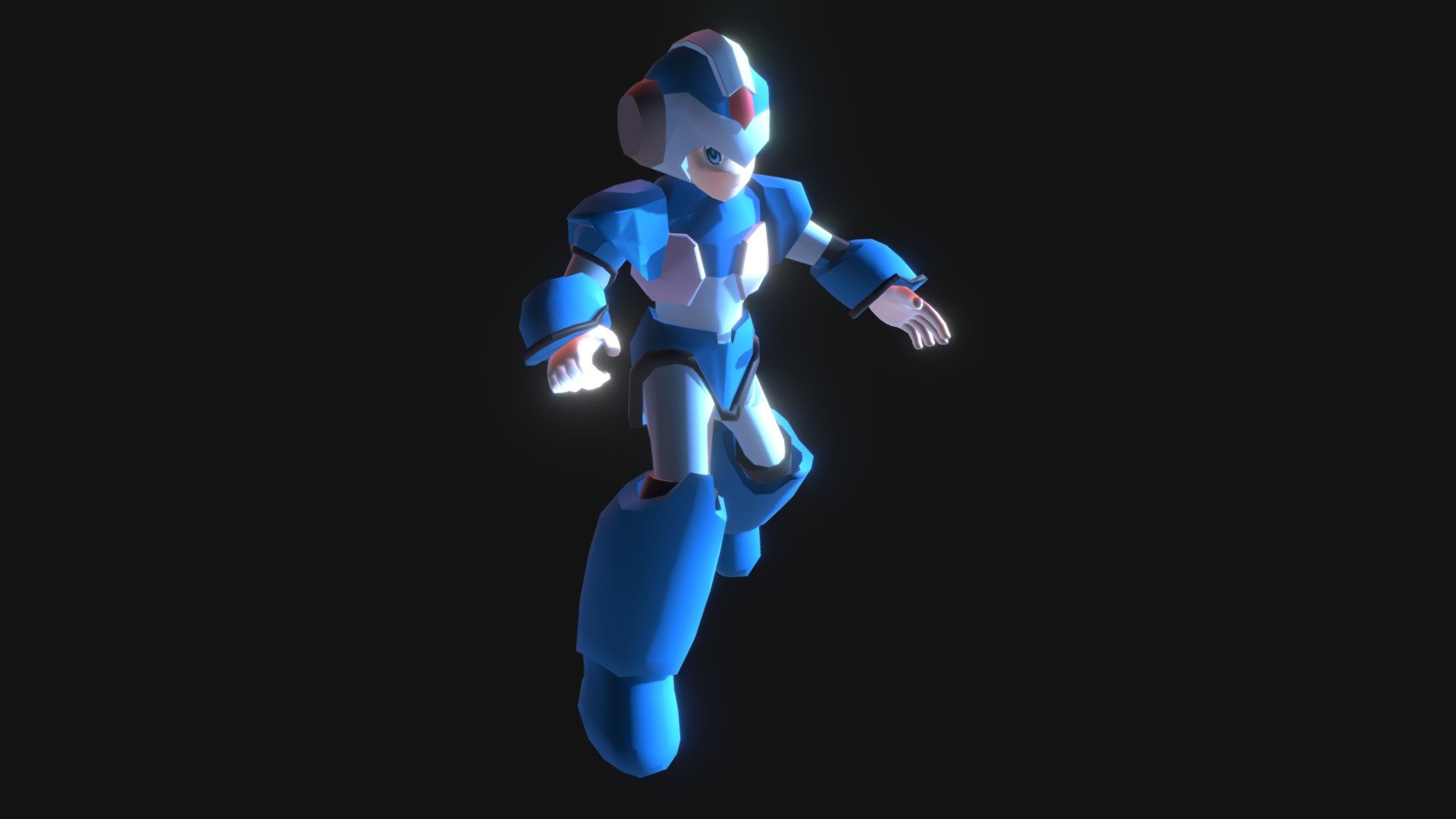 Megaman 3d model