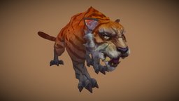 Stylized Tiger