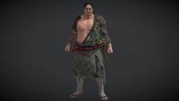 Samurai Character PBR Game Ready