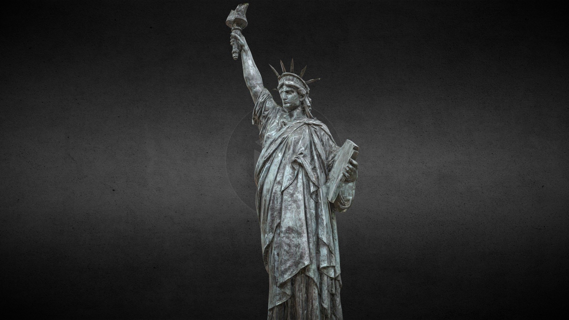 Statue of liberty 3d model