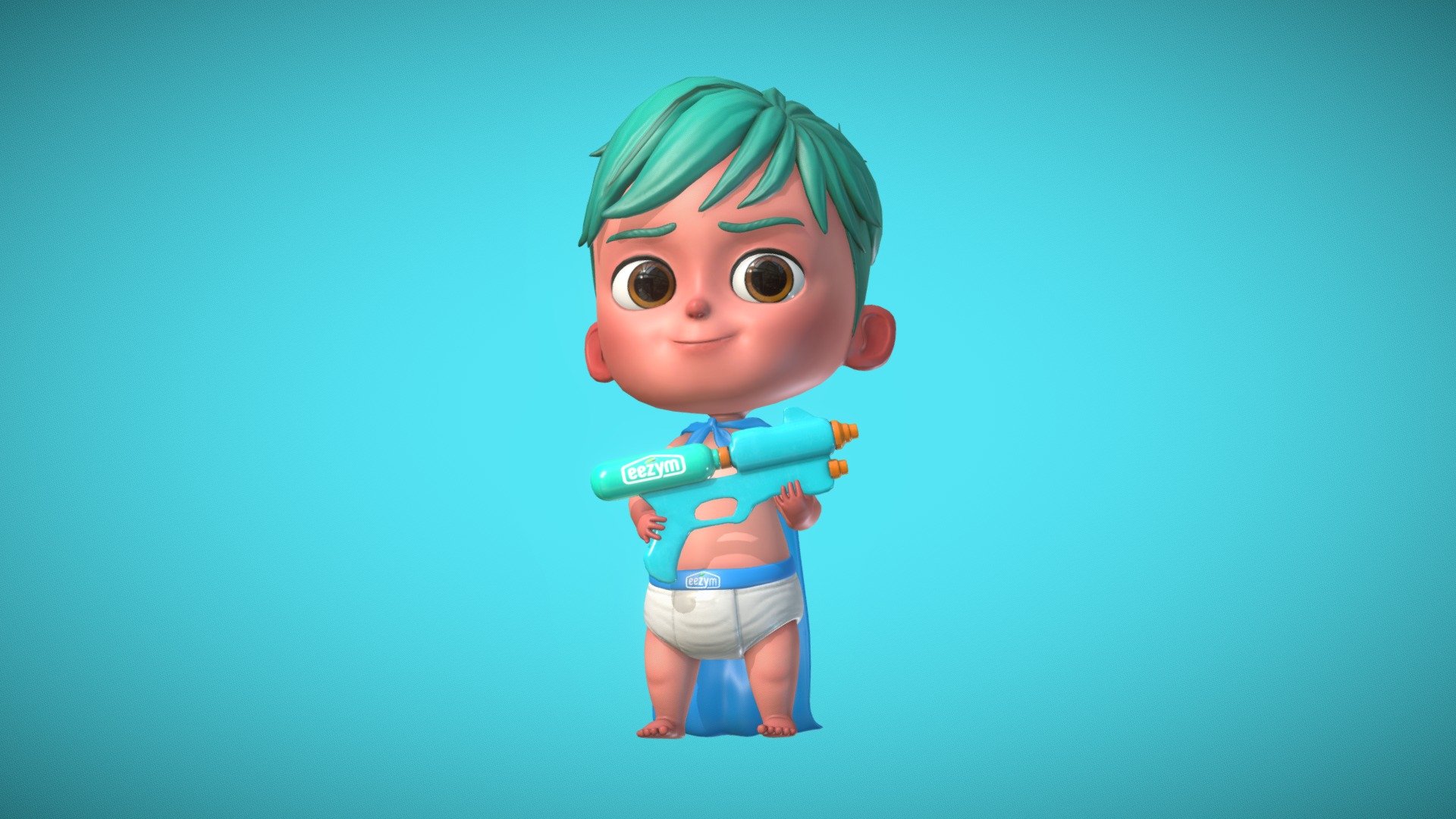 Super Baby 3d model