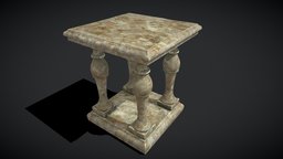 Square Marble Table