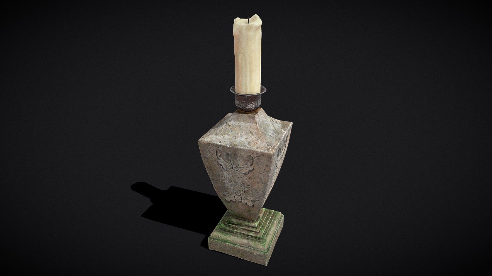 Garden Candle Decoration 3d model