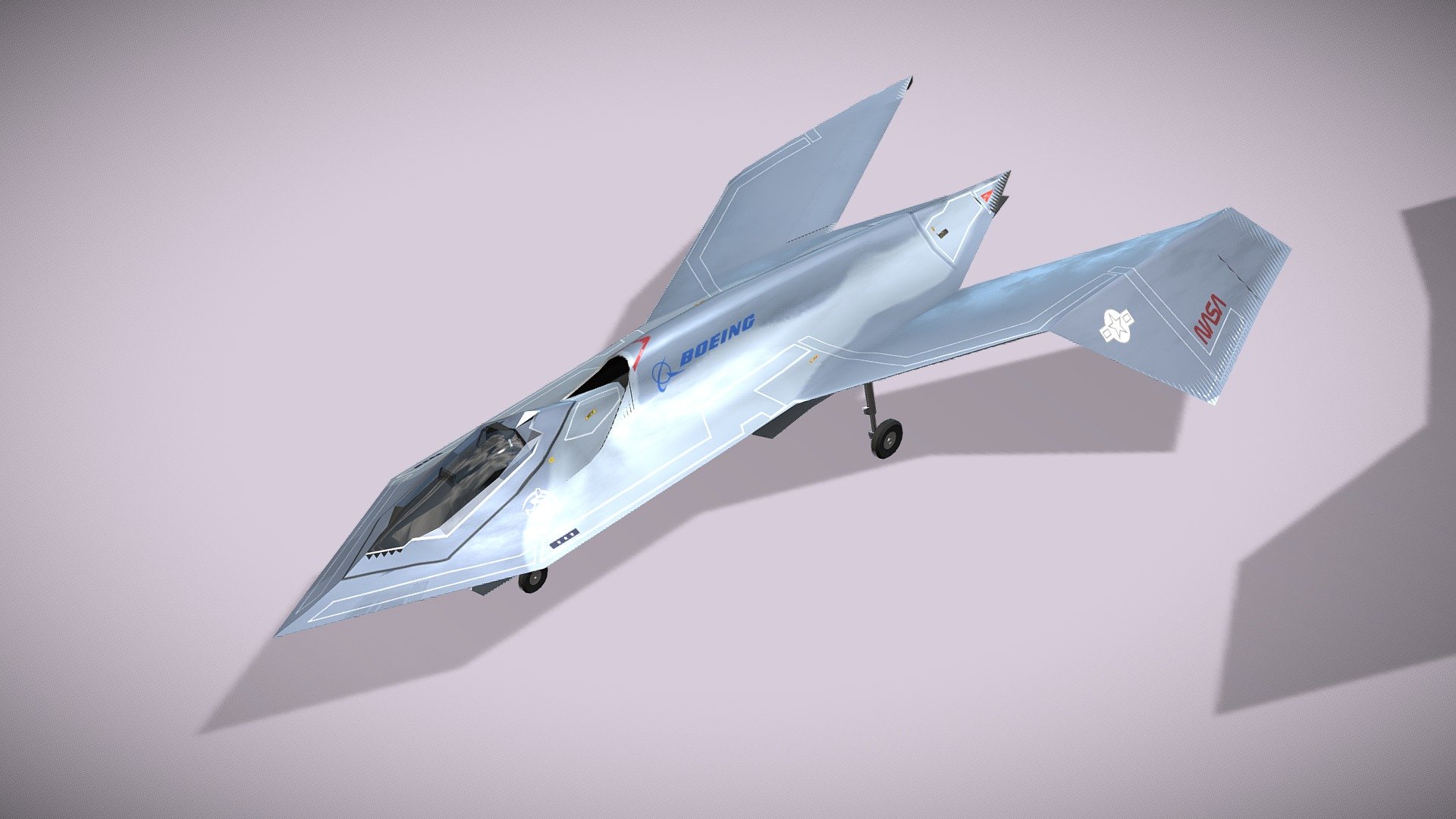 Boeing YF-118 Bird of Prey 3d model