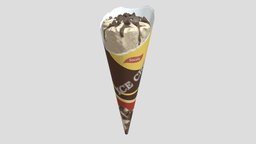 Ice Cream 01 Low Poly PBR Realistic