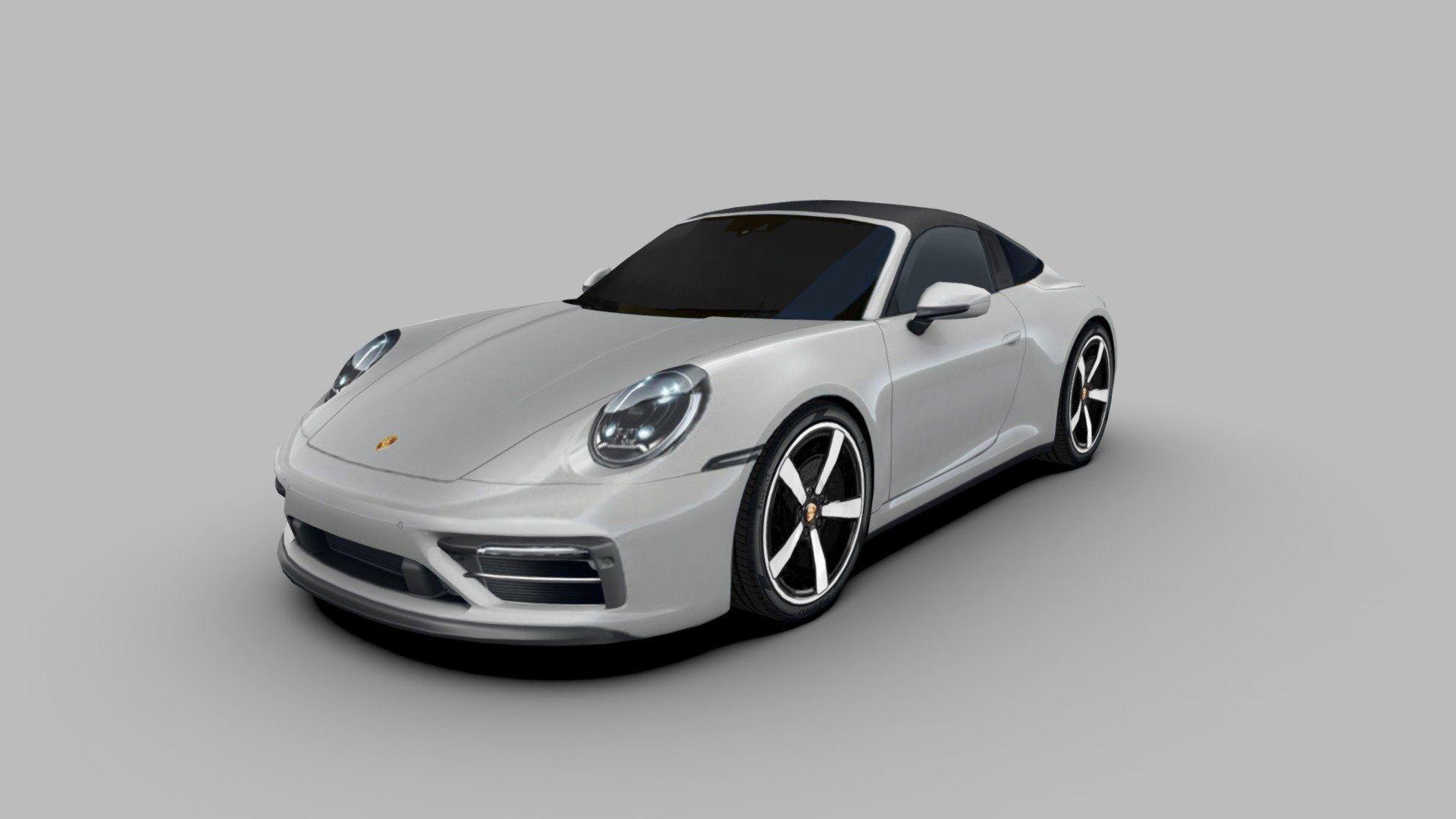 Porsche 911 Targa 4 GTS 992 3d model