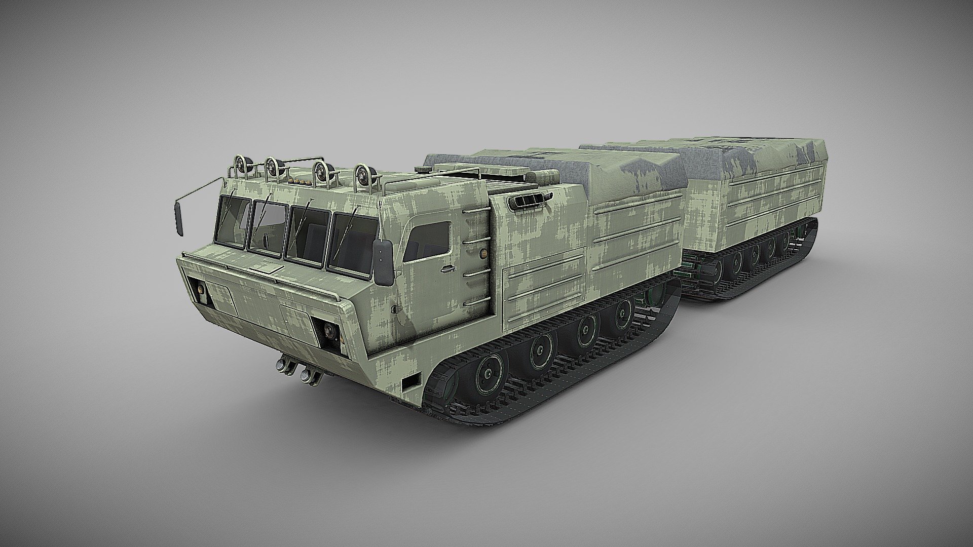 DT-10 desert variant 3d model