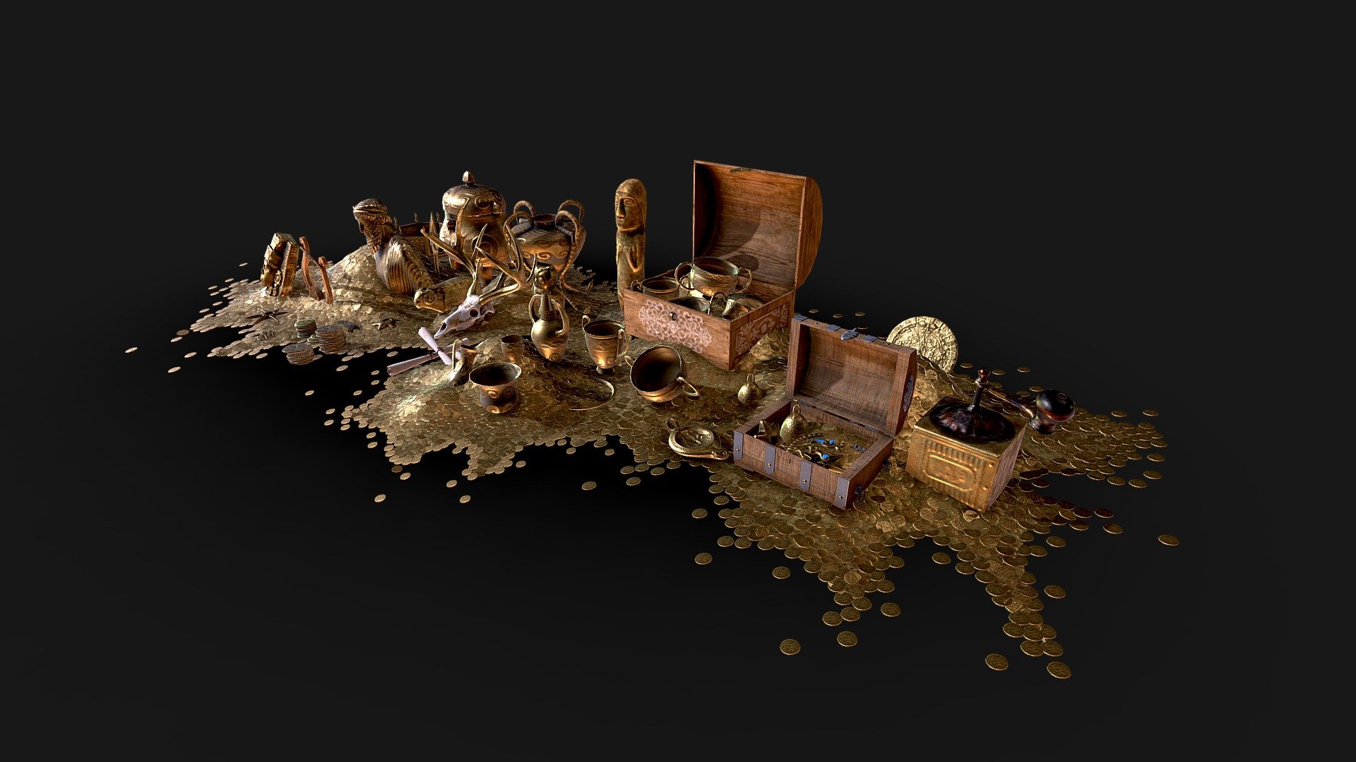 Treasure 3d model