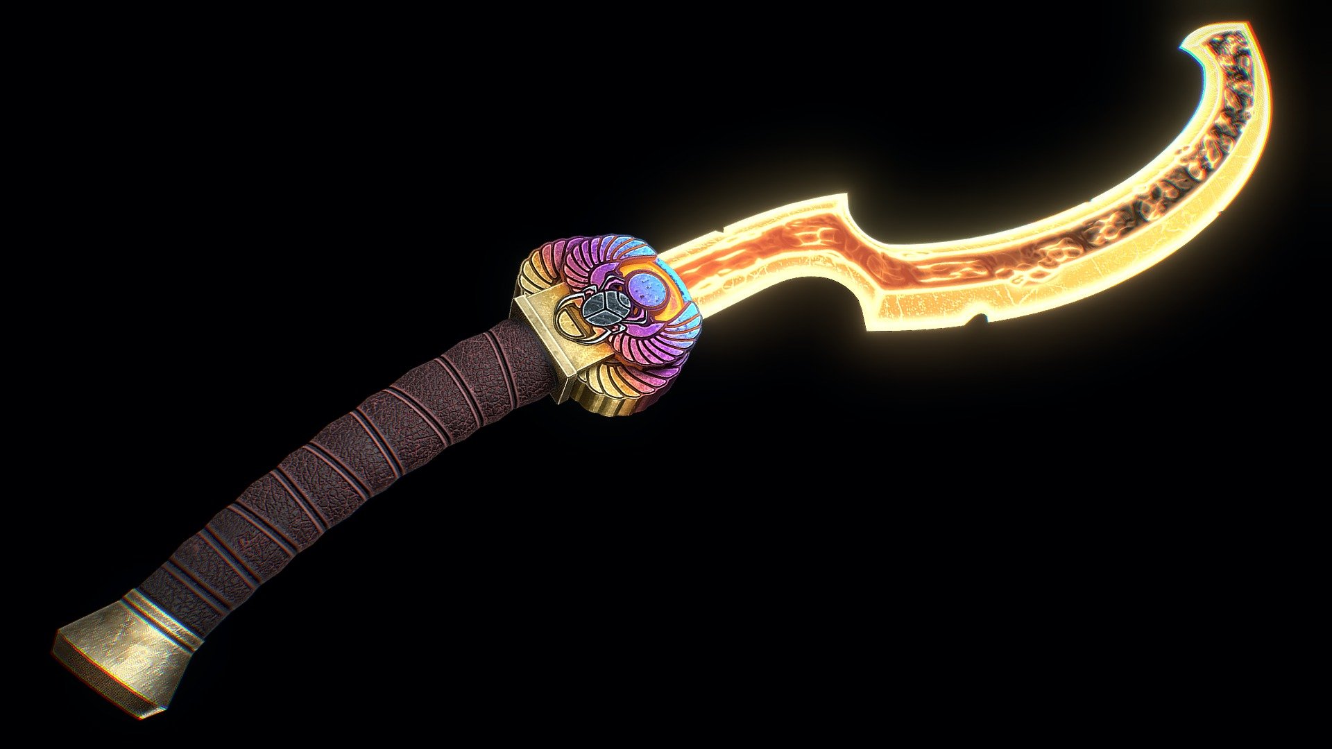 The Scarab Khopesh 3d model