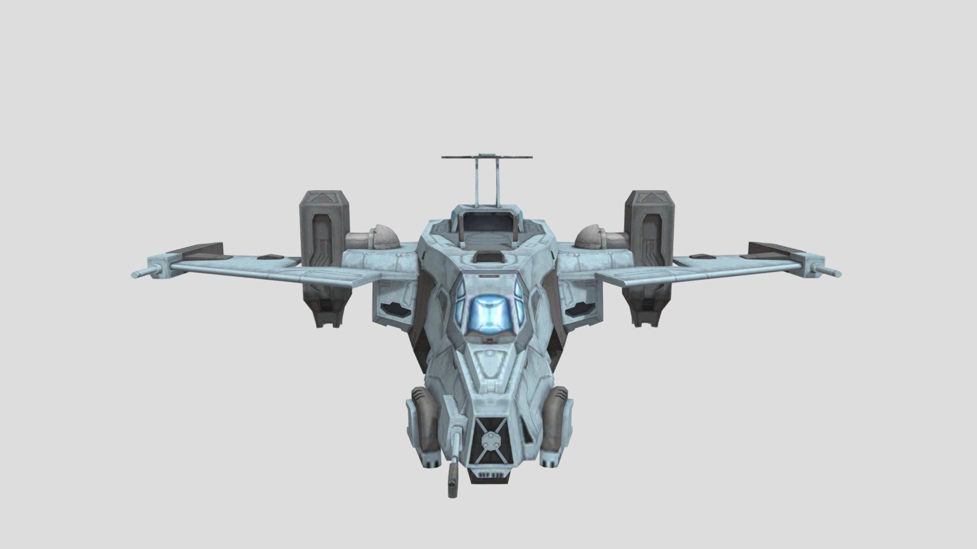 Earth Wars Unit Transport Shuttle 3d model