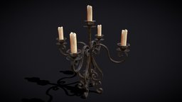 Classic Iron Candelabra