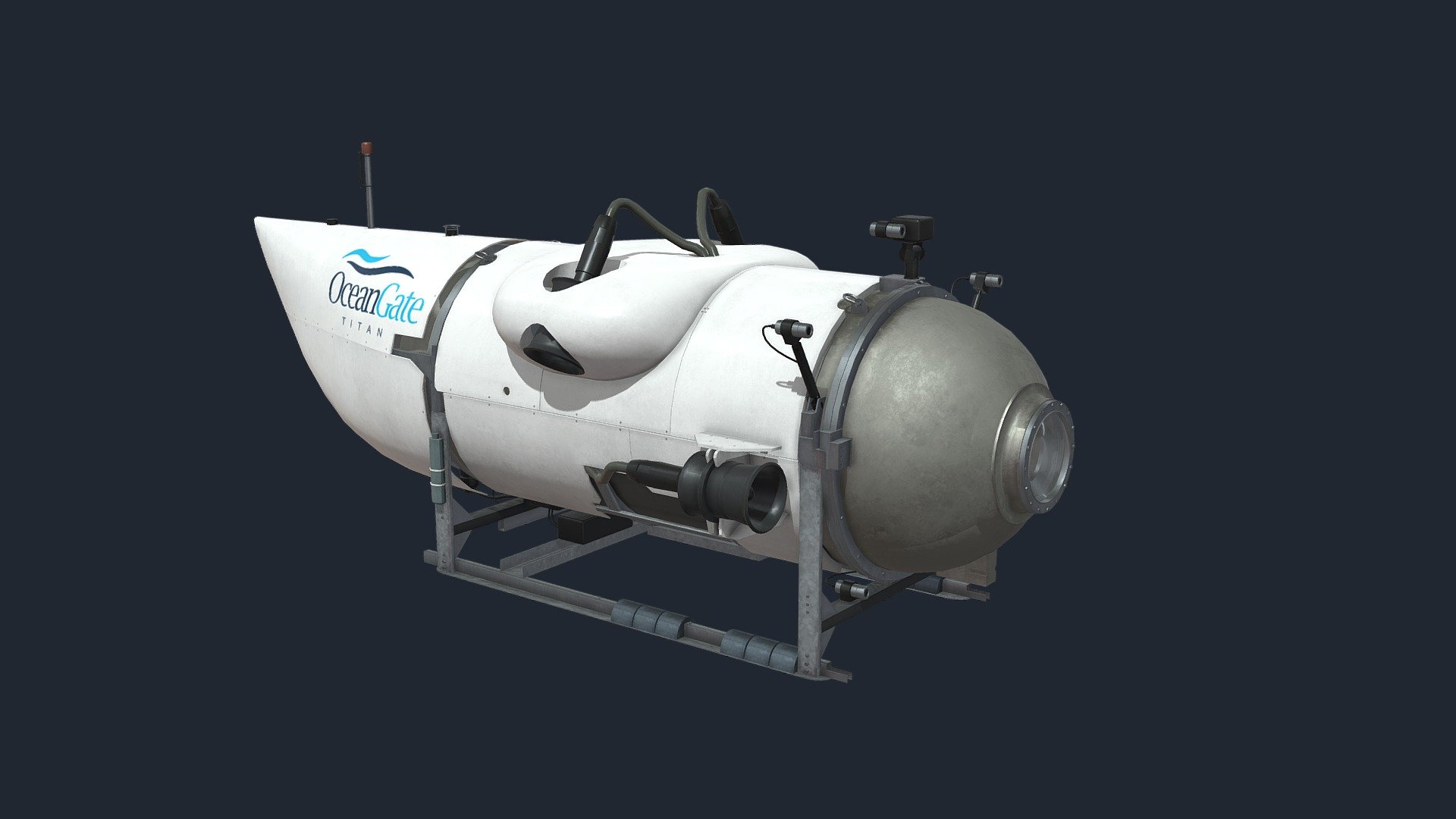 OceanGate Titan submarine 3d model