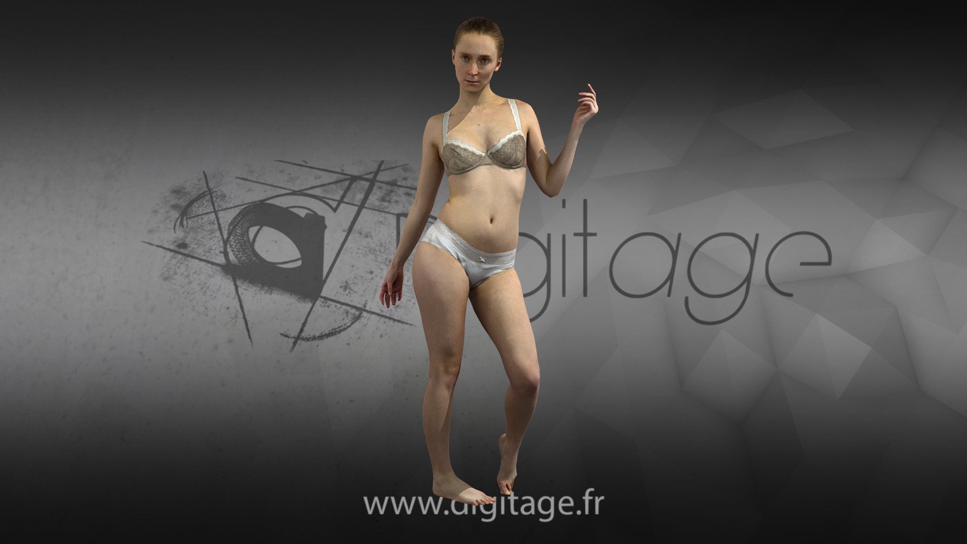 Roxane 3d model