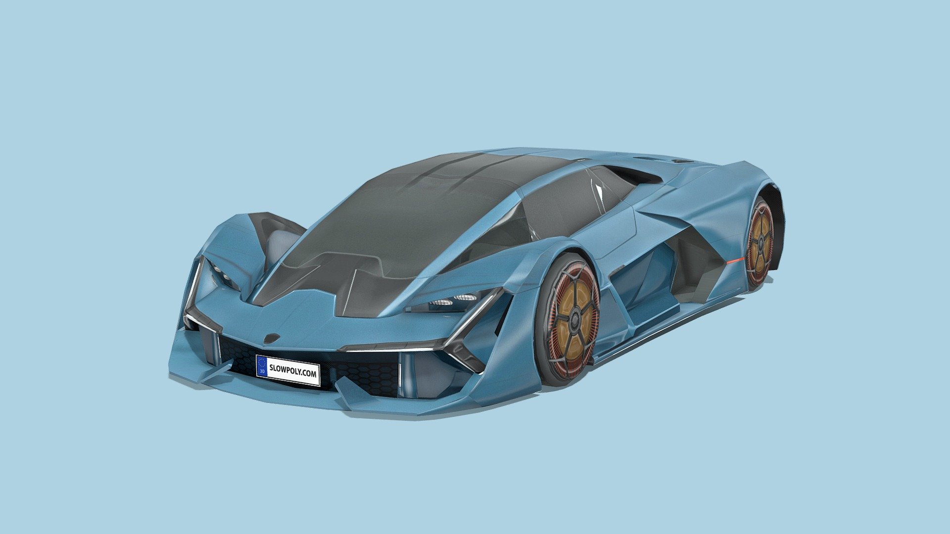 Lamborghini Terzo Millenio 3d model