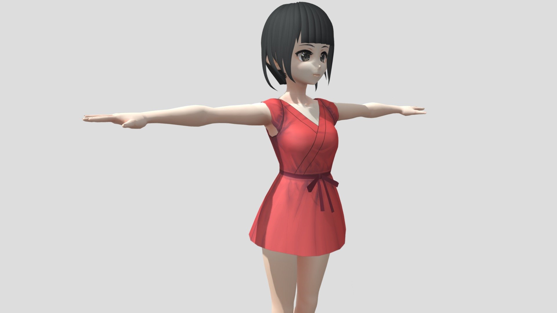 【Anime Character / alex94i60】Li Yue Yao (V2) 3d model