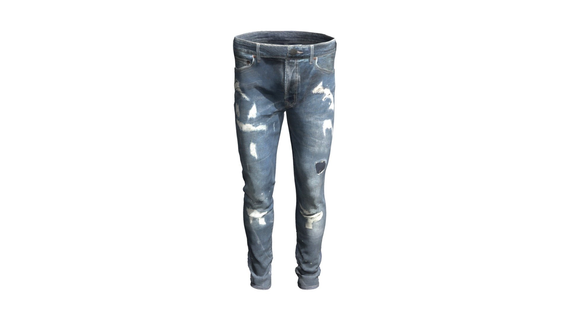 Ripped Jeans 3d model