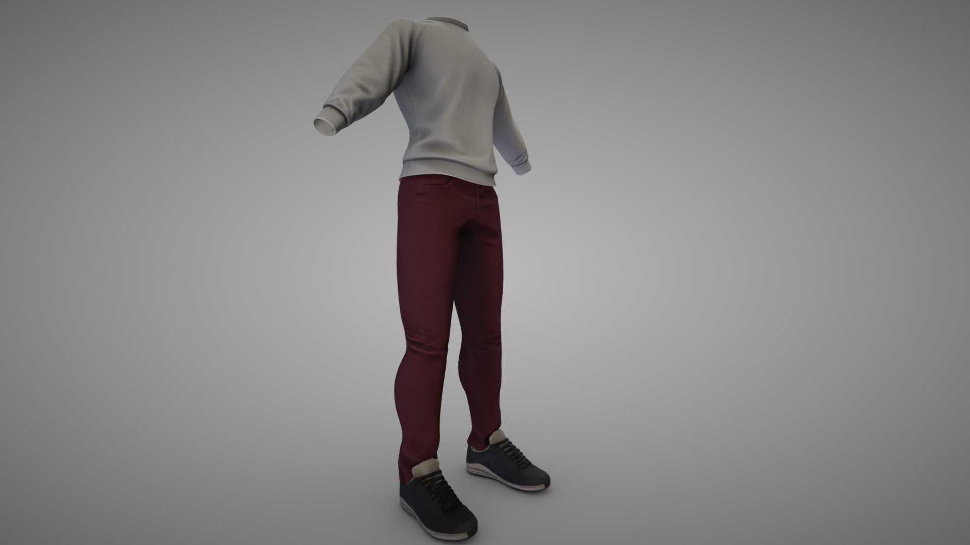 Mens Casual Outfit 3d model