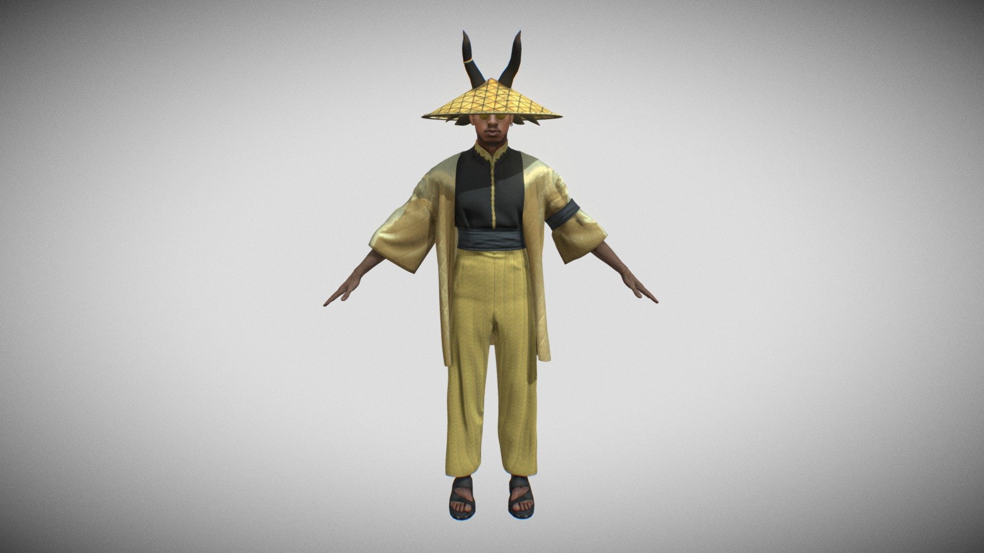 Slimka Samouraï 3d model