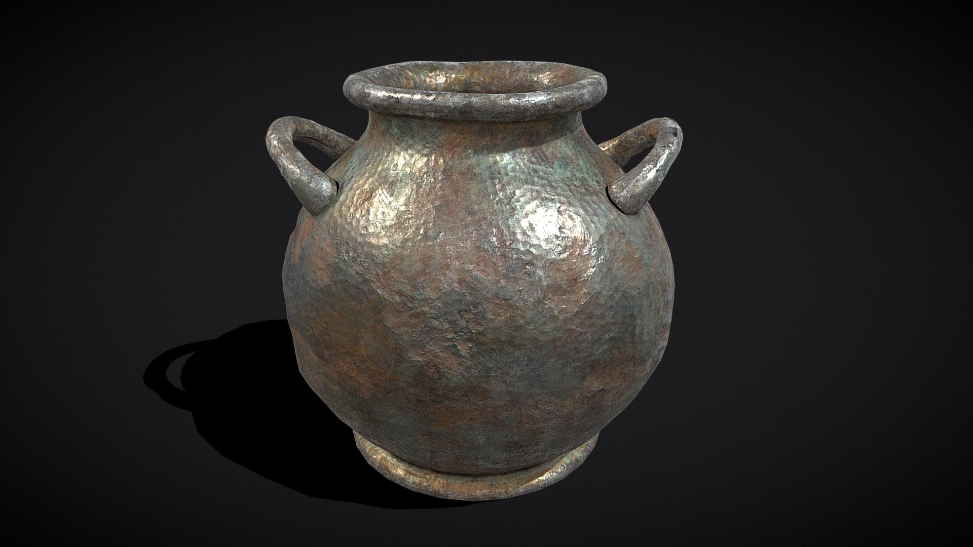 Metal Pot 3d model