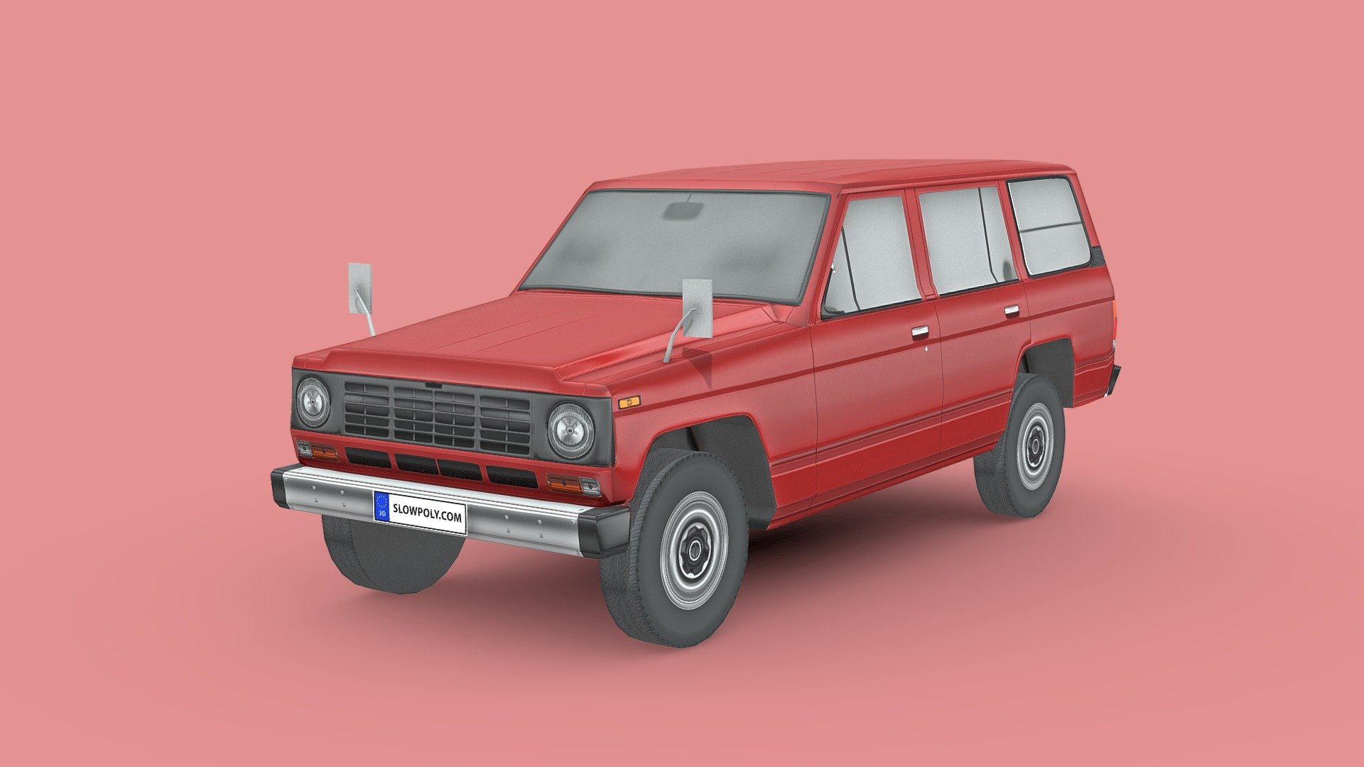 Nissan Patrol 1980 3d model