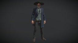 Cowboy Character PBR Game Ready