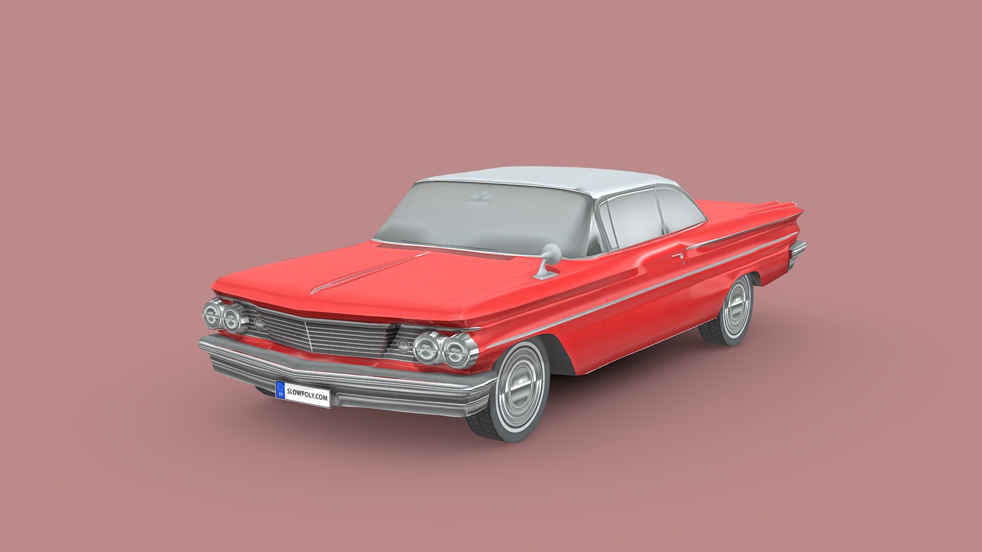 Pontiac Ventura Coupe 1960 3d model