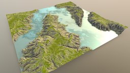 Splitting Rivers Landscape